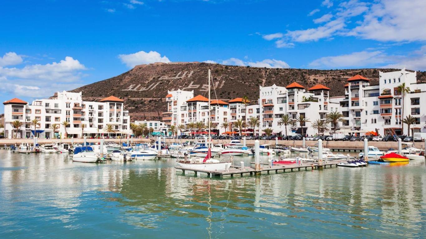 Marina Agadir Appartement Standing 90M2 + Piscine Extérieur photo